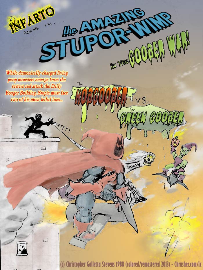 The Amazing Stupor-Wimp vs. Hobgoober vs. Green Goober | Classic Crusher Comics #3 (1988)