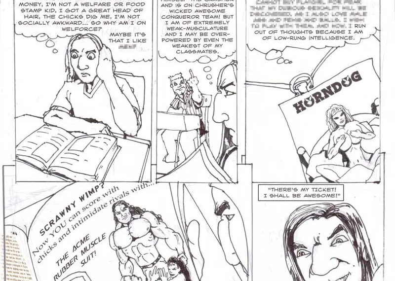 RaYzor Finds Rubber Muscle Suit | Welforce (1989-2014)