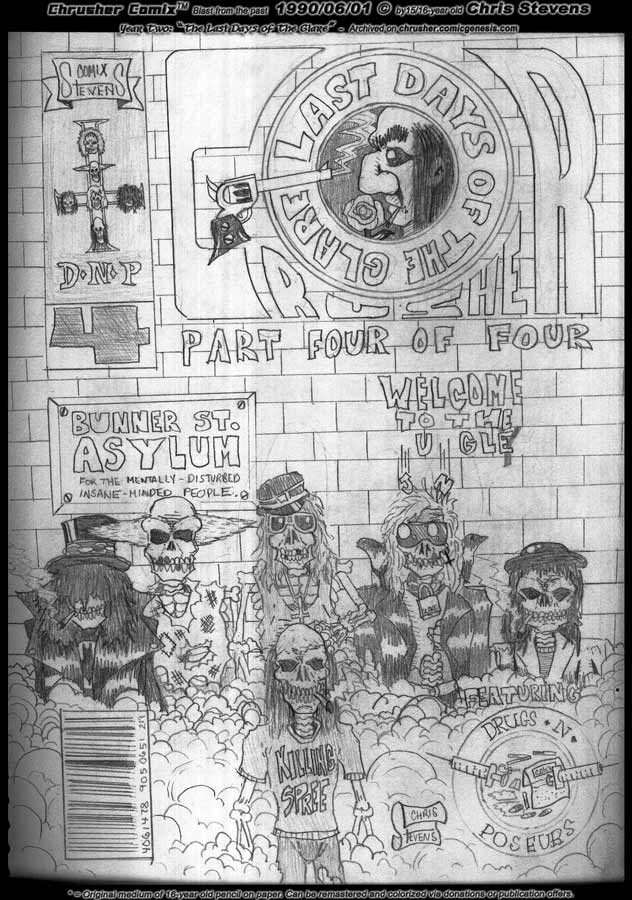 The Last DaYz of The Glare: Part 4 – Drugs n’ Poseurs (1990-91) | Chris’ Crusher Comics