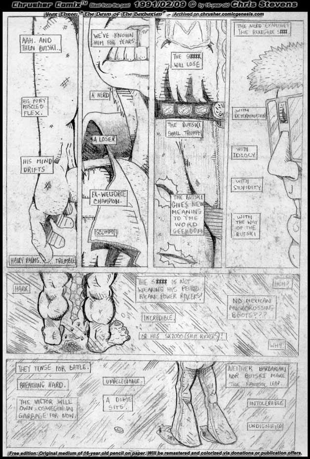 A Dime Sits. Standoff Continues… | Steven “The Hybrid Renegade Barbarian” Howeird (1991)