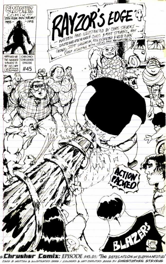 ChrusherComix - The RaYzor's Edge #3 - The Defecation of Elephantitus (1998-03-07)