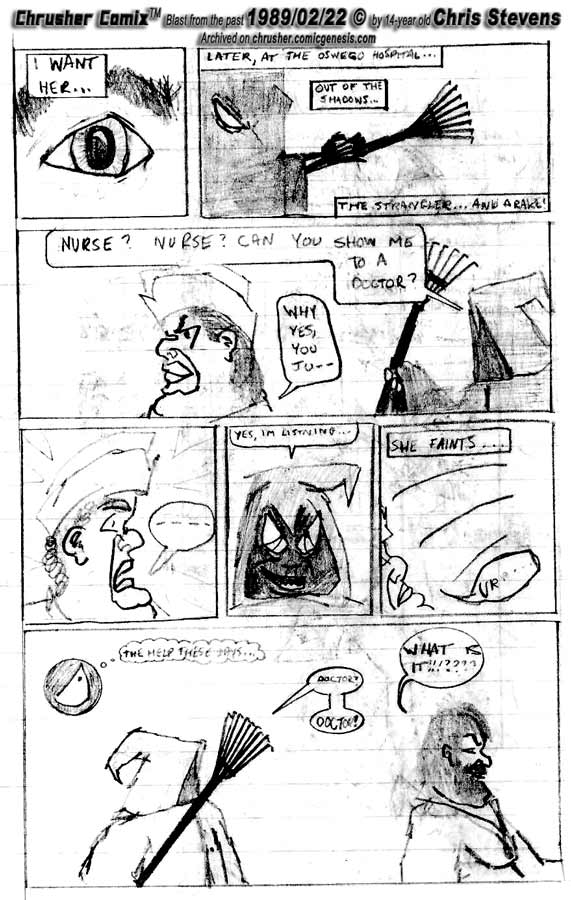 Grim Raker Invades The Hospital