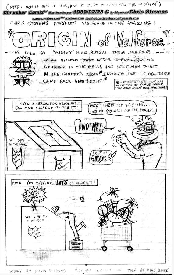 Butski Steals From Charity Donation Box | The Welforce™ (1988-89)