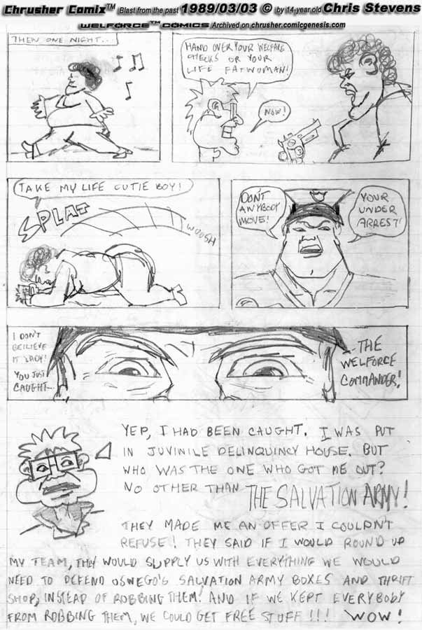 “Your Welfare Check, Or Your Life Fatwoman!” | The Welforce™ (1988-89)