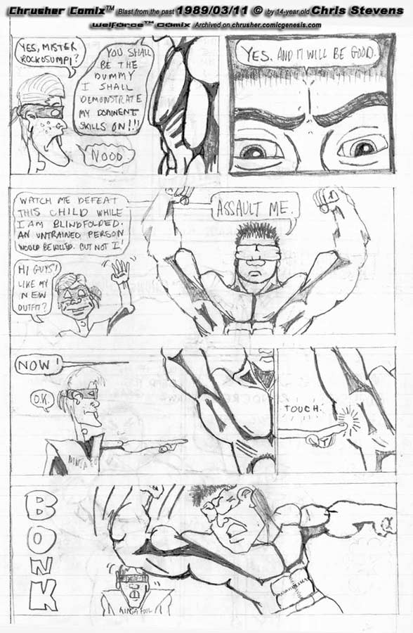 Sensei Rockosumpi Instructs Martial Arts to Ron Foule | Welforce (1989)