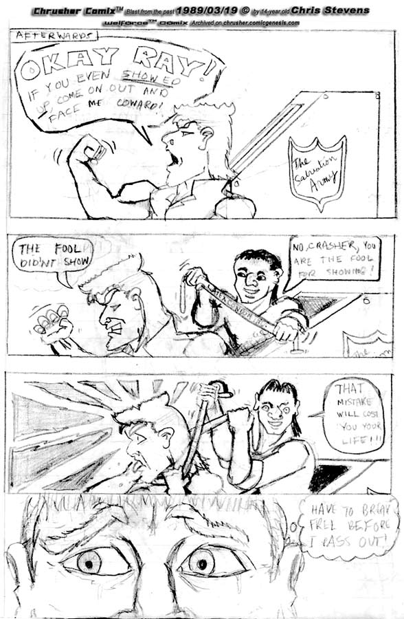 Ray Condom Strangles Crasher