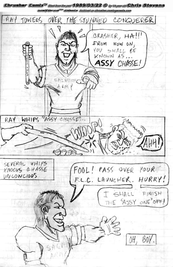 Ray Triumphanyly Towers Over Assy Chassis