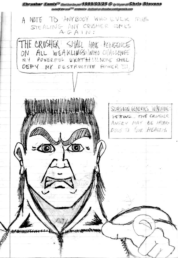 Chrusher Has A Word To Thieving Trolls