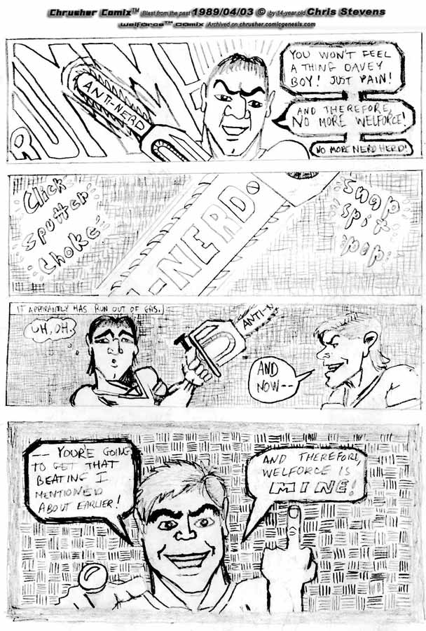 “You Wont Feel A Thing Davey Boy. Just Pain…” | Welforce™ (1989)