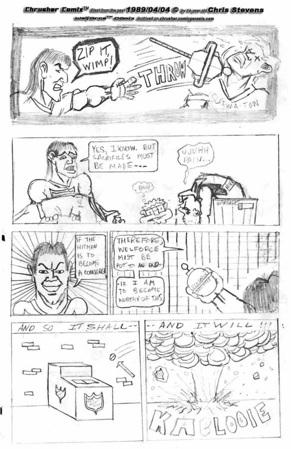 “Zip It Wimp! Welforce Must Be Put To An End.” | Welforce (1989)