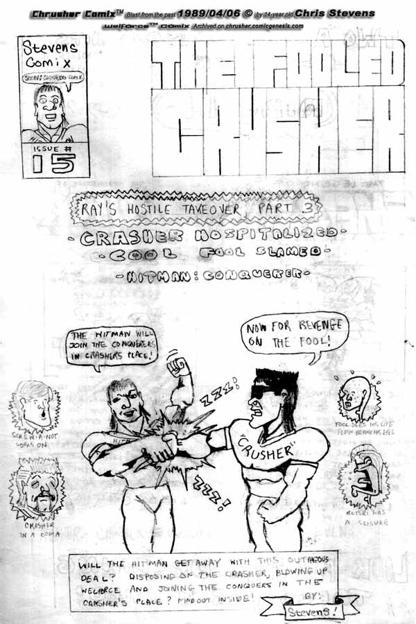 Crasher Hospitalized; Foule Blamed; RaYzor a Conqueror!