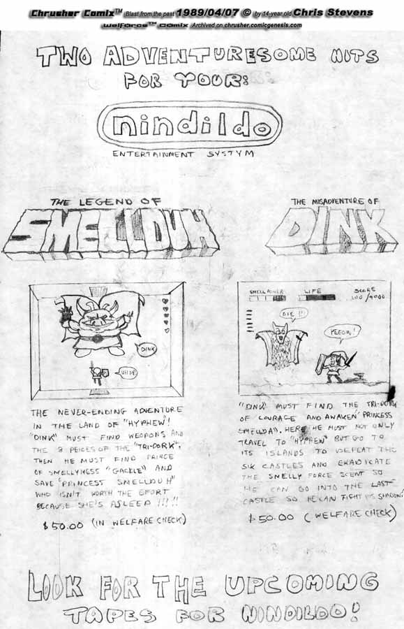 The Legend Of Smellduh And The Misadventures Of Dink