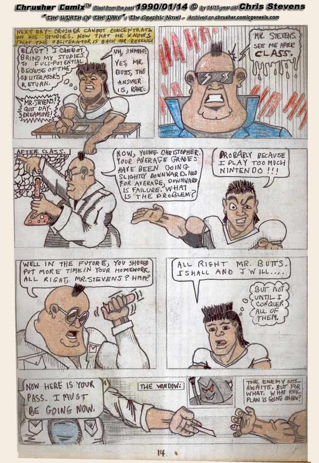 Mr Butts Instructs Chrusher