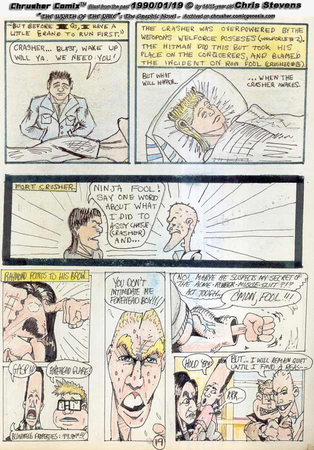 Crasher In Coma & RaYzor’s Cover Up | Wrath of the Rake (1989-90)