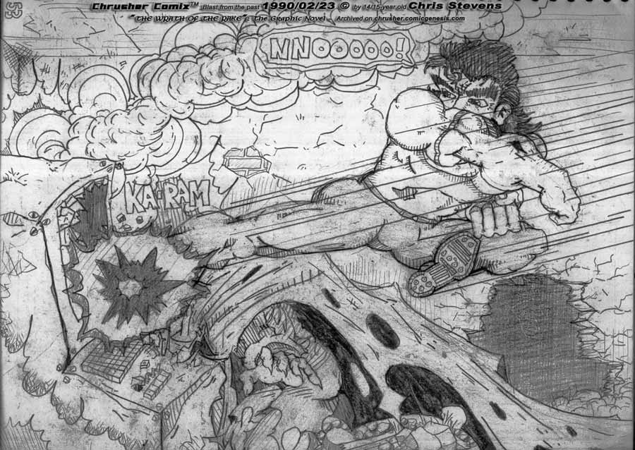 Jumpick To Back Of The Head Through A Computer Screen