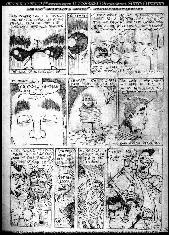 “They Laughed At My Dick!” / Chrusher Awakes | Last DaYz of the Glare (1990)