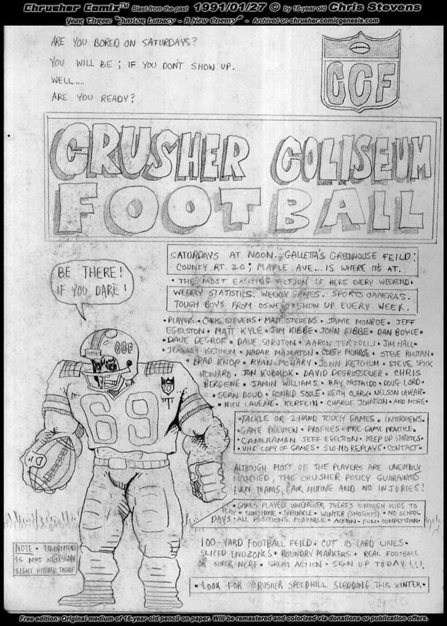 Chrusher Coliseum Football League
