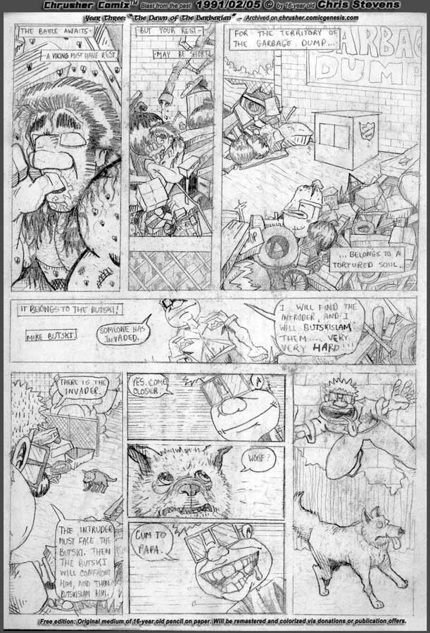 Territorial Battles – Howeird vs. Butski in the Battle of Junk | Steven “The Hybrid Renegade Barbarian” Howeird (1991)