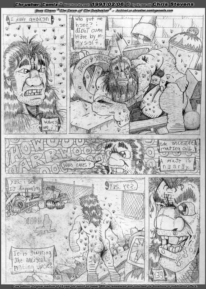 Howeird Awakes / The Mating Call Stirs The Juices | Steven “The Hybrid Renegade Barbarian” Howeird (1991)