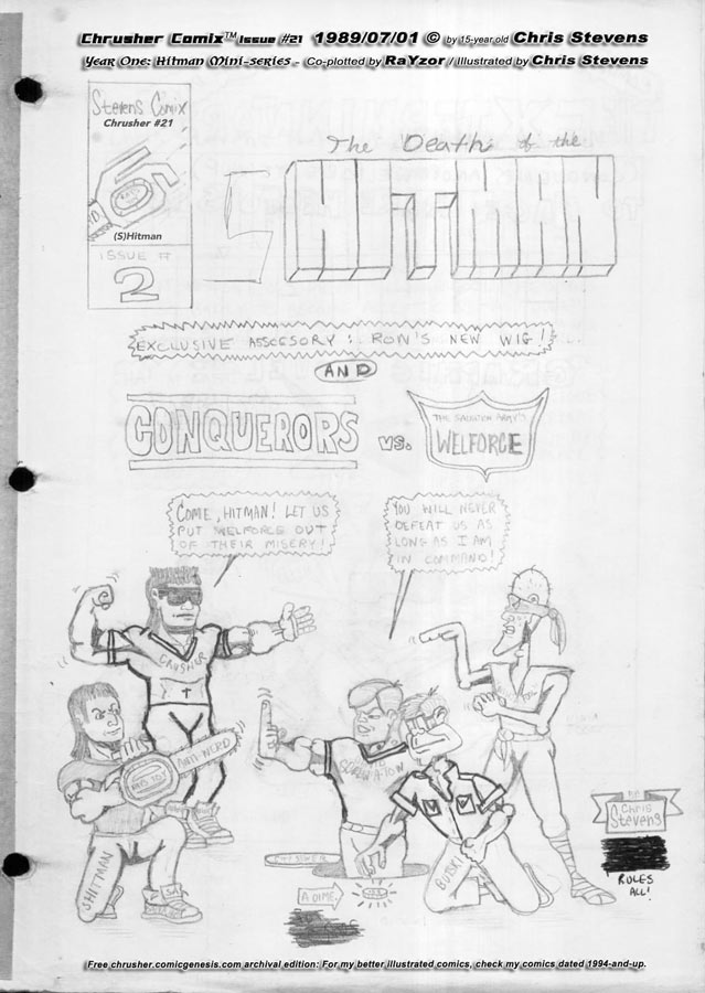 Welforce vs. Conquerors: The Last Battle(?) | Crusher Comics #9