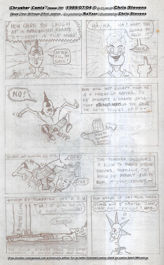 Ron Defeated By Elementary Schooler