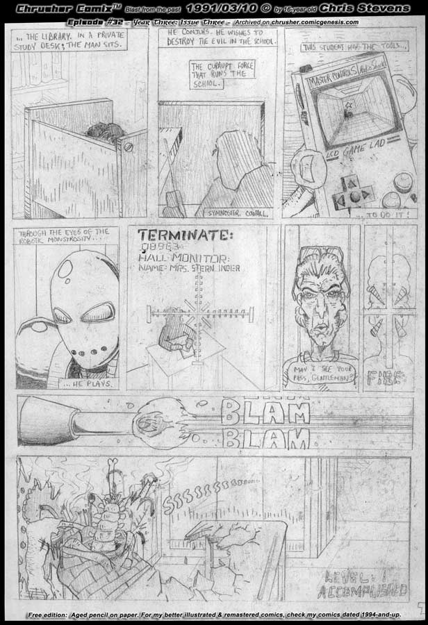 Machine Gun Weilding Robot Opens Fire On High School Hall Monitor