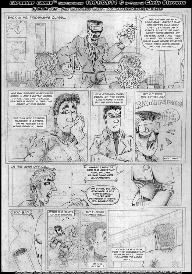 Chrusher Unnerved By Student Teacher While Robot Continues Rampage