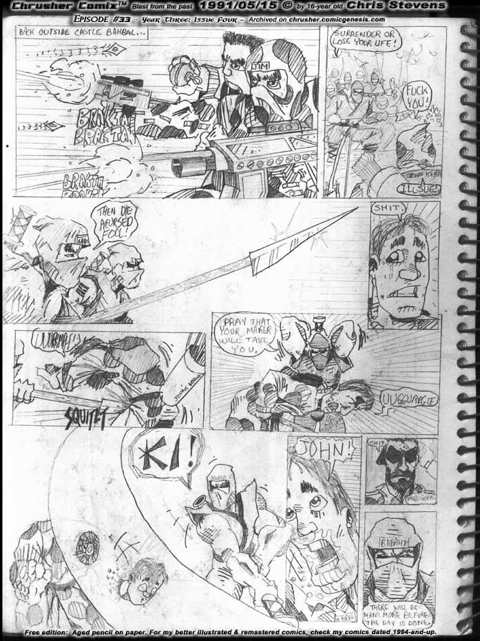 “Fuck you! I’ll sue!” / Ninjas Decapitate John “Jo-Jo” Kibbles?!