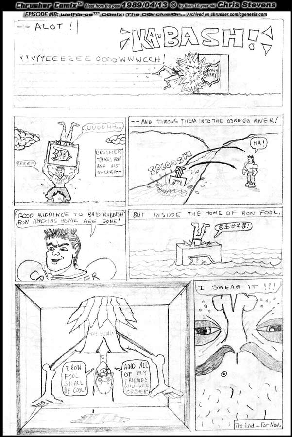 Chrusher Throws Foule Into Oswegonian River | Welforce (1989)