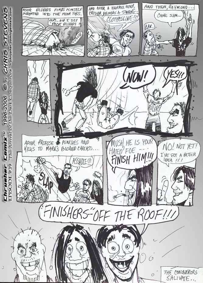 FINISHERS OFF THE ROOF To Bloated Carcasses