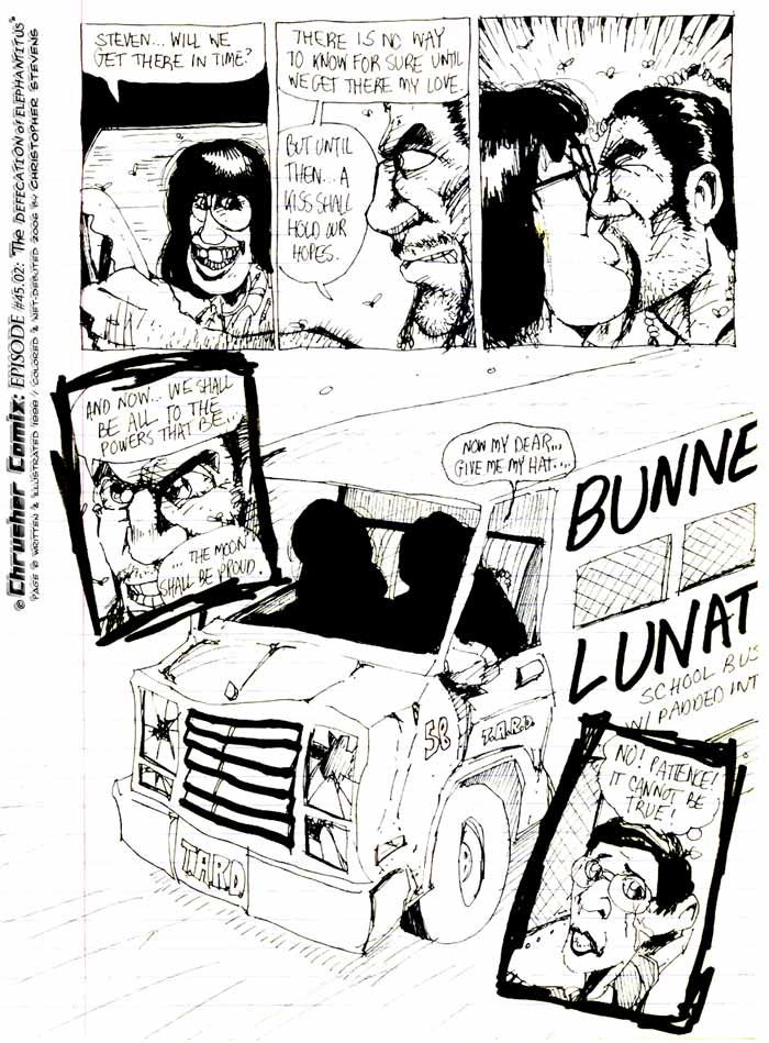 “A Kiss To Hold Our Hopes.” | ChrusherComix: The Defecation of Elephantitus