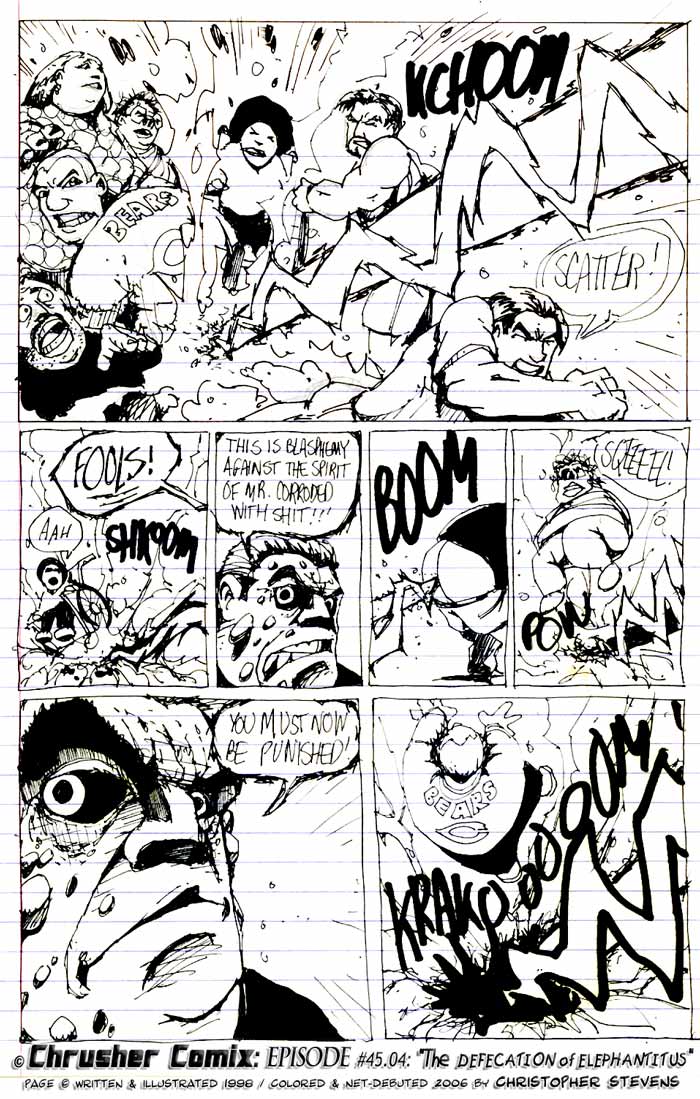 “Blasphemy Against Mr Corrodedwithshit Must Be Punished.” | ChrusherComix vs. Welphys vs. Lunaticials