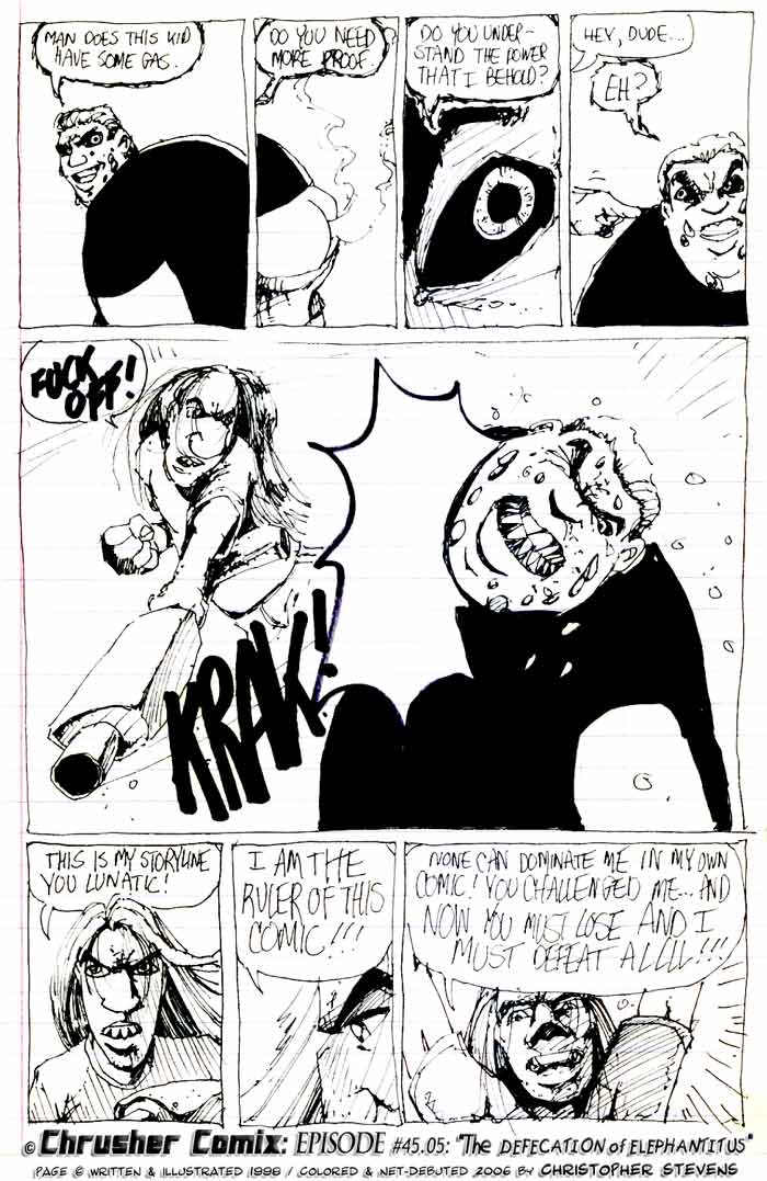 “FUCK OFF! I Am The Ruler of this comic! I Must Win, You Must Lose!” | Lunaticials #4