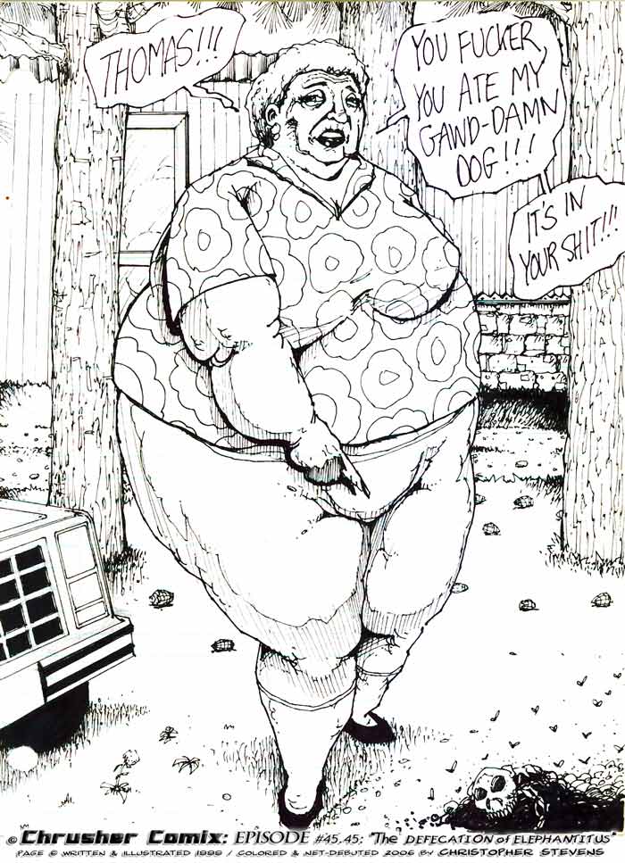 “THOMAS!!! You Fucker, You Ate My Dog! Its In Your Shit!!!” | The Defecation of Elephantitus | ChrusherComix (Featuring Lunaticials!)