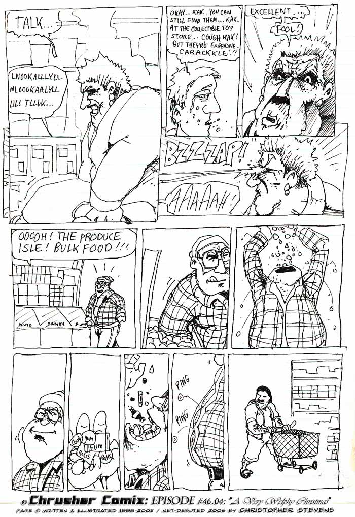 The Crotch-Rot Torture Hold, Laser Eyes, and Bulk Candy Aisles | ChrusherComix Holiday Special