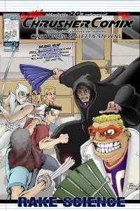 1989-01-15-Crusher-Comics-Classic-4-Rake-Science-Anniversary-Cover