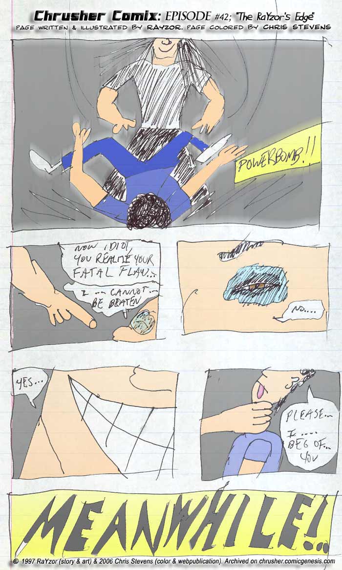 CANON FAN ART: “SYCHO SID STYLE POWERBOMB!” | RaYzor C.’s RaYzor’s Edge (1997)