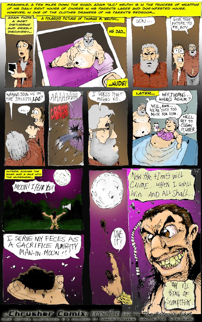 “Moon, I fear you!” / “Son… Give me that picture, boy.”