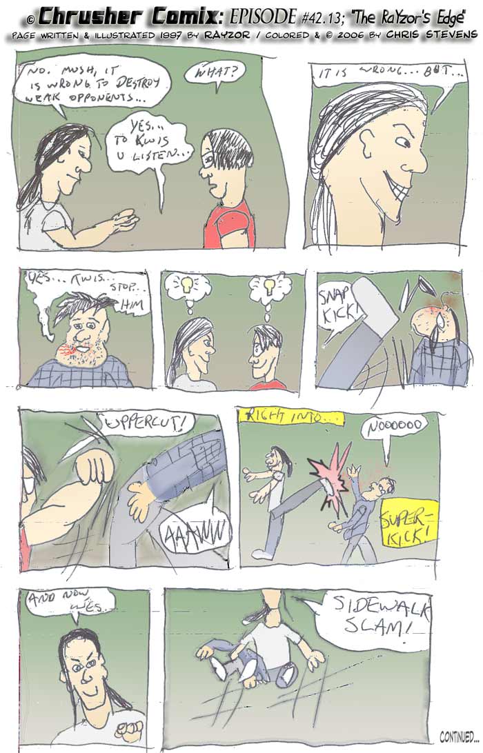 CANON FAN ART: “No, It is wrong to defeat weaker opponents.” | RaYzor’s Edge #1