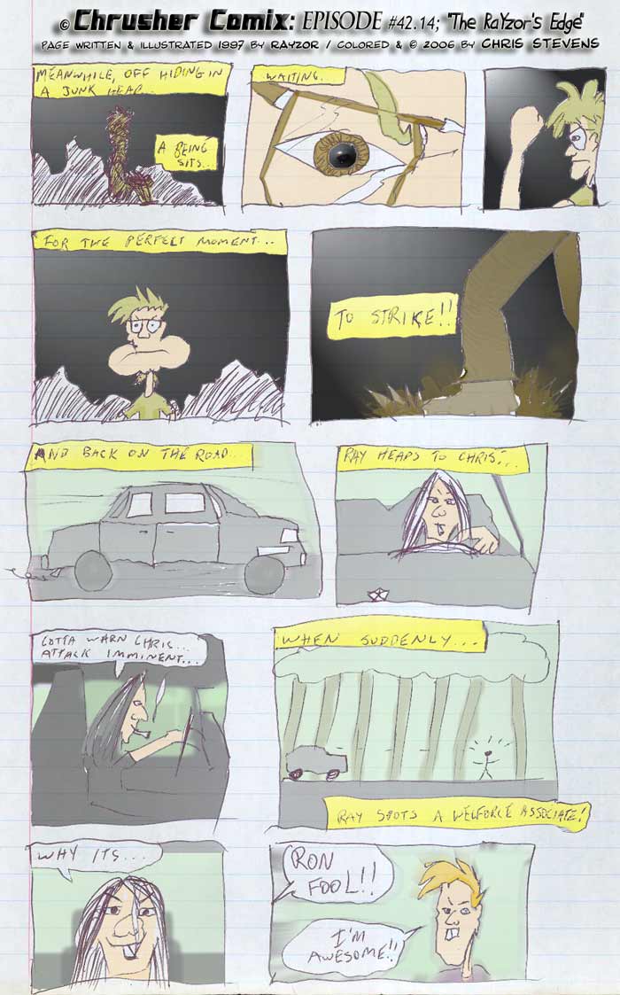 CANON FAN ART: In a junk heap, a being sits… waiting to strike! | RaYzor’s Edge #1 by RaYzor C.