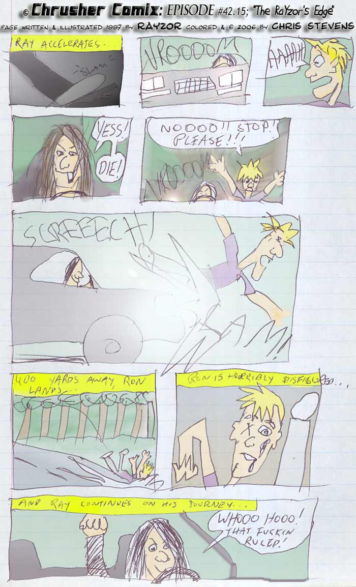 CANON FAN ART: RaYzor attacks Ron Foule… yet… again? This time with his car… wait… HIS F’N’ CAR?! | RaYzor C’s RaYzor’s Edge #1