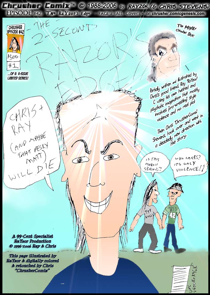 CANON FAN ART: RaYzor’s Edge #1 cover by RaYzor C. [Canon fan art]