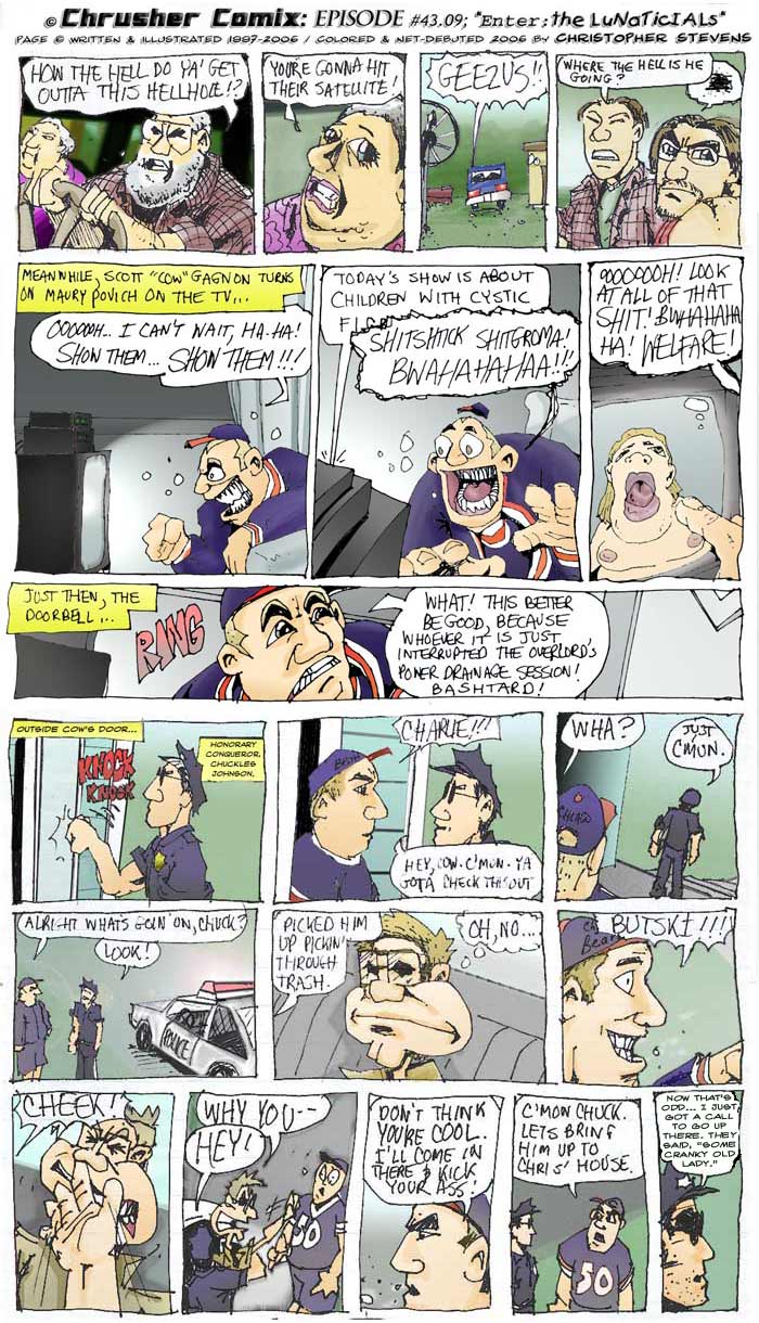 Cow LOVES watching The Maury Povich Show!