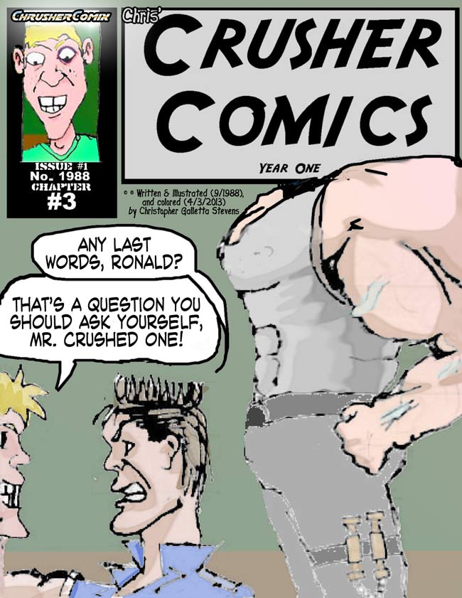 Chris’ Crusher Comics Issue #1 – Chapter 3 Cover (1988)