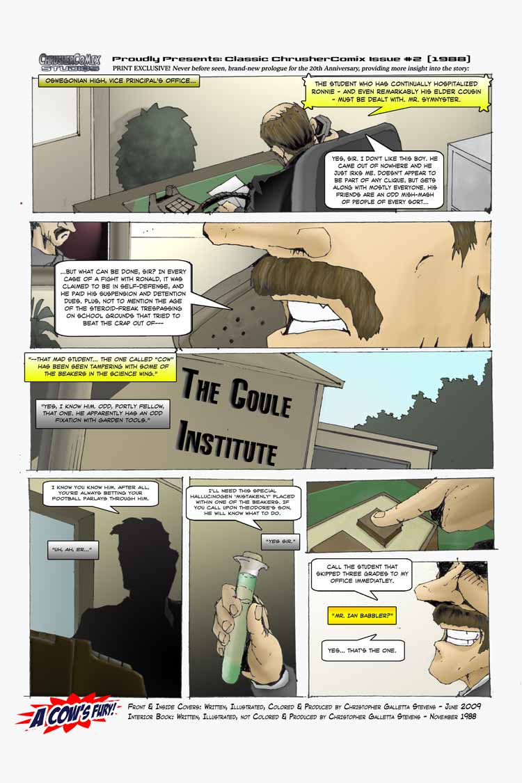 The Coule Institute | 20th Anniversary Retcon Bonus Page (1988-2008)