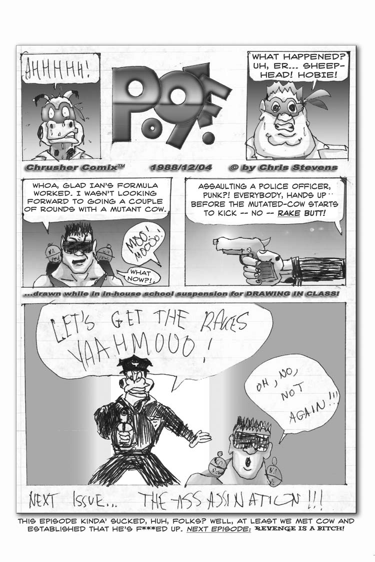 “Let’s Get The Rakes, WAHOO!” | Crusher Comics #2 (1988)