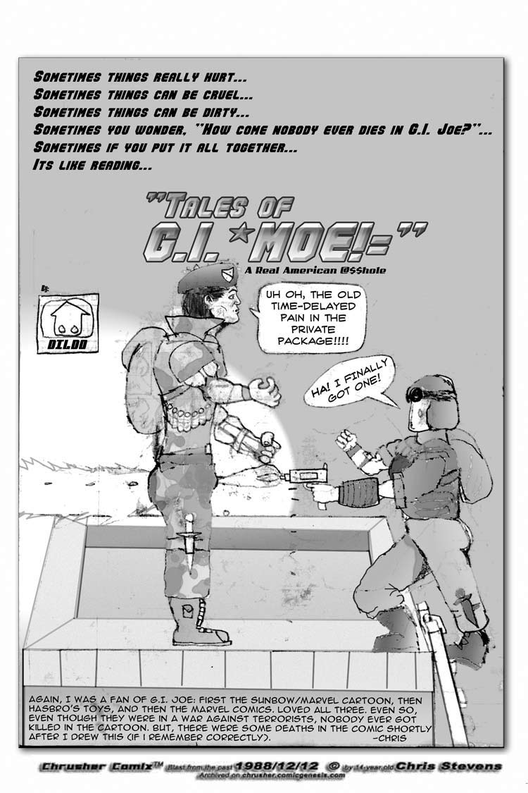 Tales of G.I. Moe | Crusher Comics #3 (1988)