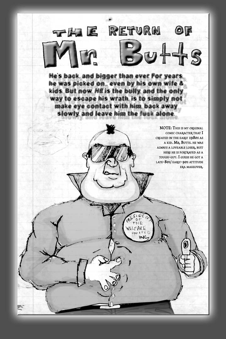 The Return of Mr. Butts | Crusher Comic Classics #3 (1988)