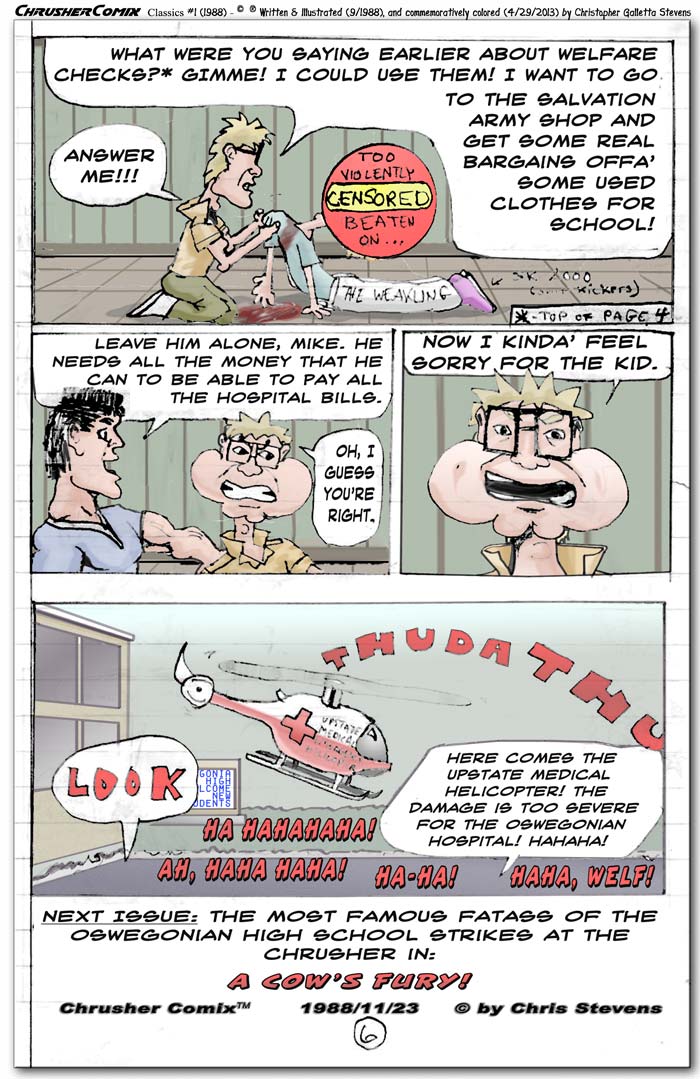 "Welfac=re Checks? GIMME'!" - Butski