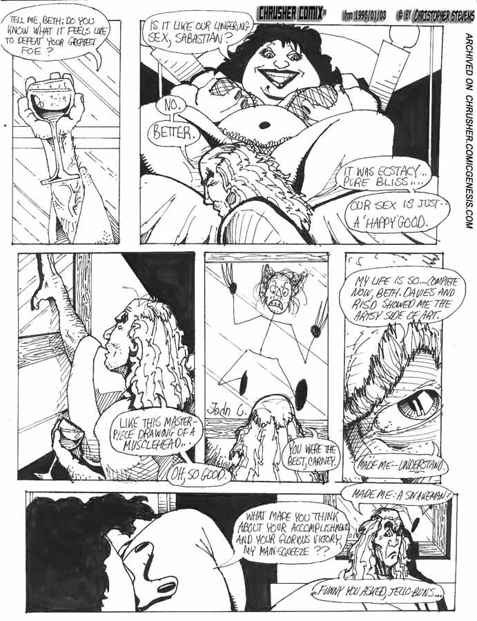 “Is it like our lingering sex, Sebastian?” | Return of the Crusher #1